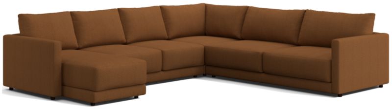 Gather Deep 4-Piece Sectional Sofa + Reviews | Crate & Barrel