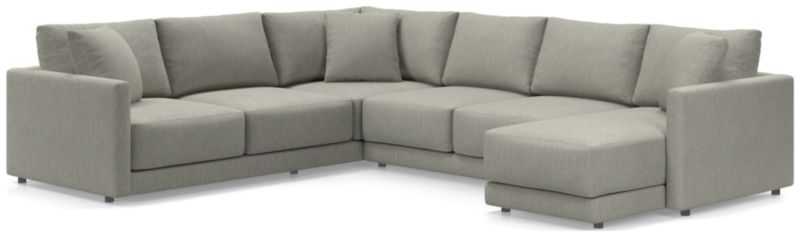 Gather Deep 3-Piece L-Shaped Sectional Sofa with Right-Arm Chaise - image 0 of 15