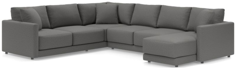 Gather Deep 3-Piece L-Shaped Sectional Sofa with Right-Arm Chaise - image 0 of 15