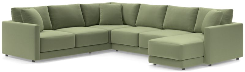 Gather Deep 3-Piece L-Shaped Sectional Sofa with Right-Arm Chaise - image 0 of 15