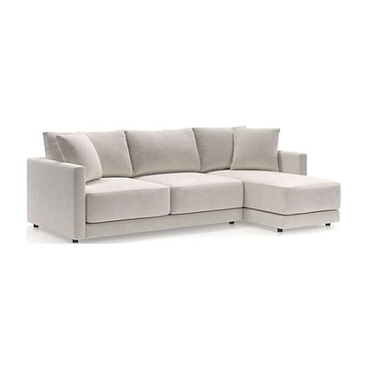 Gather Deep 2-Piece Apartment Sectional Sofa with Right-Arm Chaise