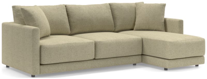 Gather Deep 2-Piece Apartment Sectional Sofa with Right-Arm Chaise - image 0 of 13