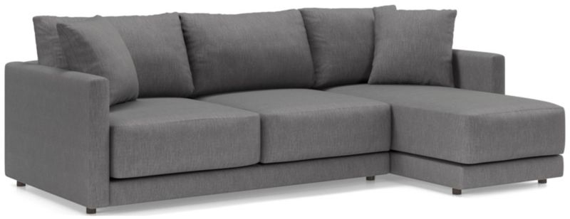 Gather Deep 2-Piece Apartment Sectional Sofa with Right-Arm Chaise - image 0 of 13