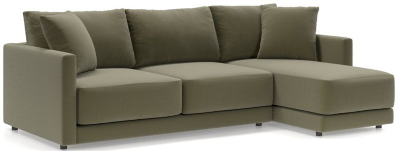 Gather Deep 2-Piece Apartment Sectional Sofa with Right-Arm Chaise - image 0 of 13