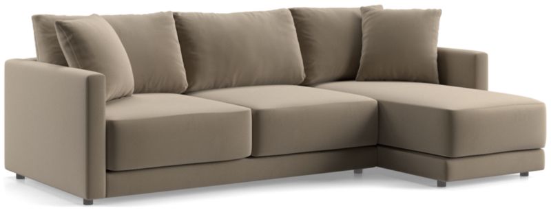 Gather Deep 2-Piece Apartment Sectional Sofa with Right-Arm Chaise - image 0 of 13