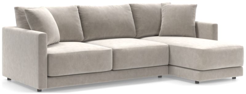 Gather Deep 2-Piece Apartment Sectional Sofa with Right-Arm Chaise - image 0 of 13