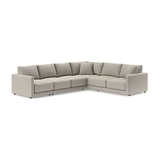 Gather Deep 3-Piece L-Shaped Sectional Sofa