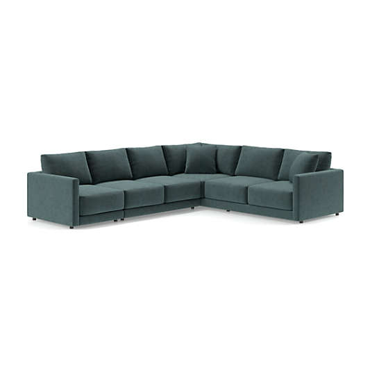 Gather Deep 3-Piece L-Shaped Sectional Sofa