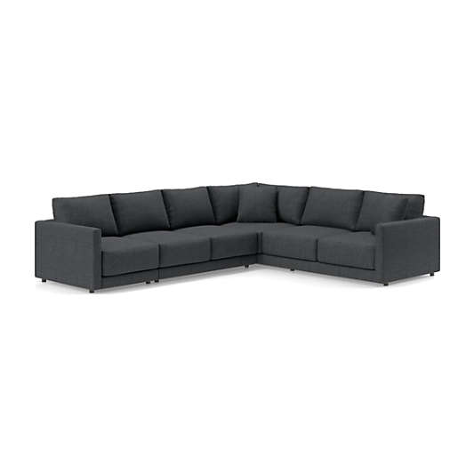 Gather Deep 3-Piece L-Shaped Sectional Sofa