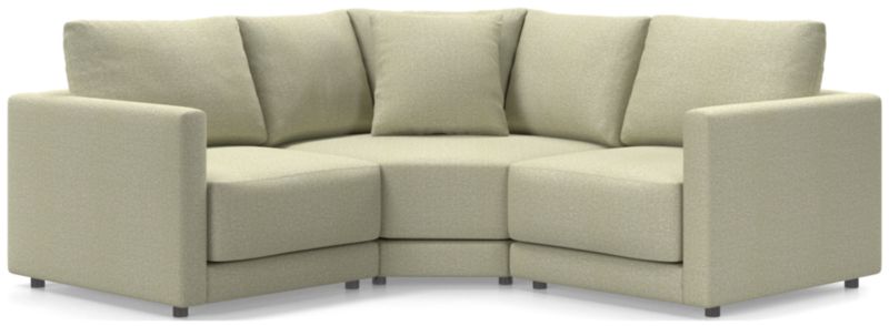 Gather Deep 3-Piece L-Shaped Small Space Sectional Sofa - image 0 of 15