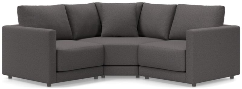 Gather Deep 3-Piece L-Shaped Small Space Sectional Sofa - image 0 of 15