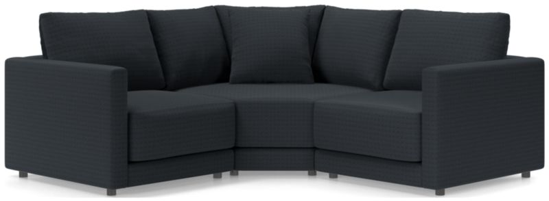 Gather Deep 3-Piece L-Shaped Small Space Sectional Sofa - image 0 of 15