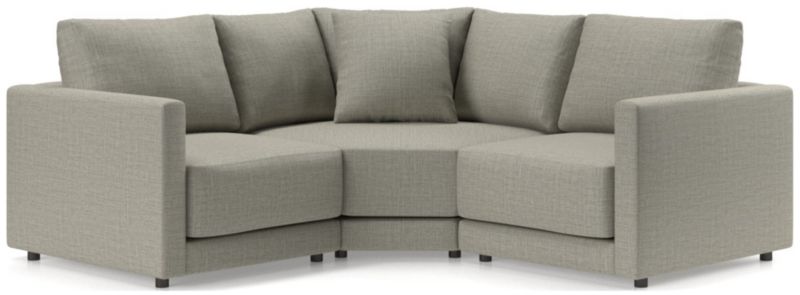 Gather Deep 3-Piece L-Shaped Small Space Sectional Sofa - image 0 of 15