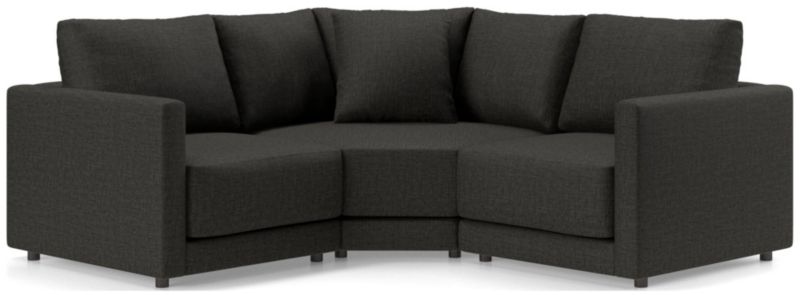 Gather Deep 3-Piece L-Shaped Small Space Sectional Sofa - image 0 of 15