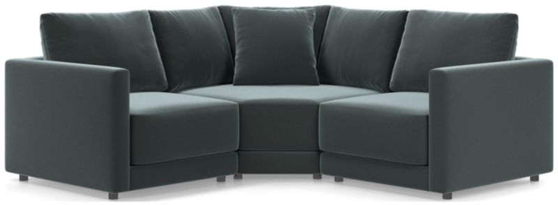 Gather Deep 3-Piece L-Shaped Small Space Sectional Sofa - image 0 of 15