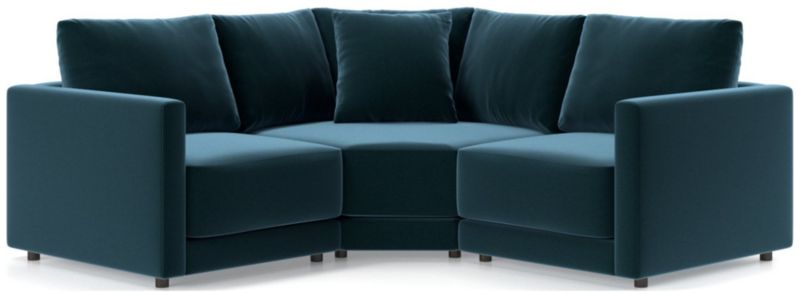 Gather Deep 3-Piece L-Shaped Small Space Sectional Sofa - image 0 of 15