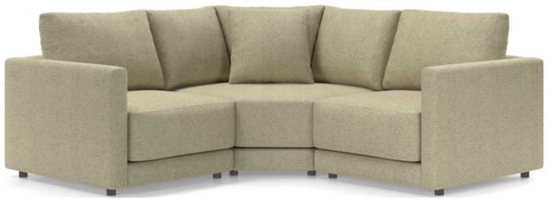 Gather Deep 3-Piece L-Shaped Small Space Sectional Sofa - image 0 of 15