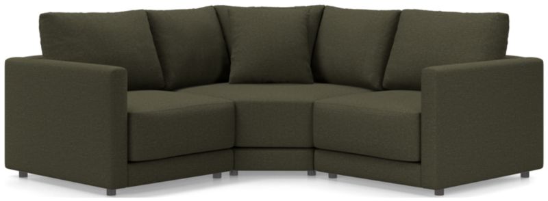 Gather Deep 3-Piece L-Shaped Small Space Sectional Sofa - image 0 of 15