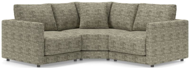 Gather Deep 3-Piece L-Shaped Small Space Sectional Sofa - image 0 of 15