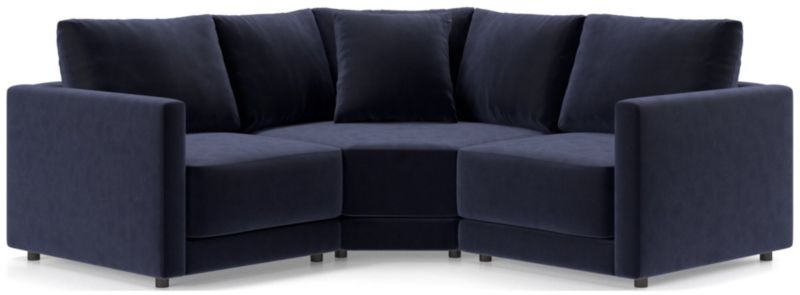 Gather Deep 3-Piece L-Shaped Small Space Sectional Sofa - image 0 of 15