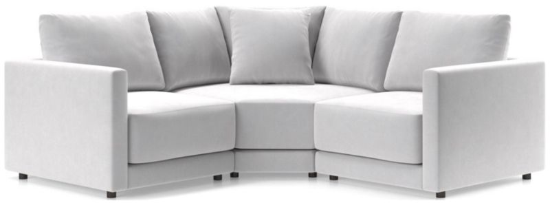 Gather Deep 3-Piece L-Shaped Small Space Sectional Sofa - image 0 of 15