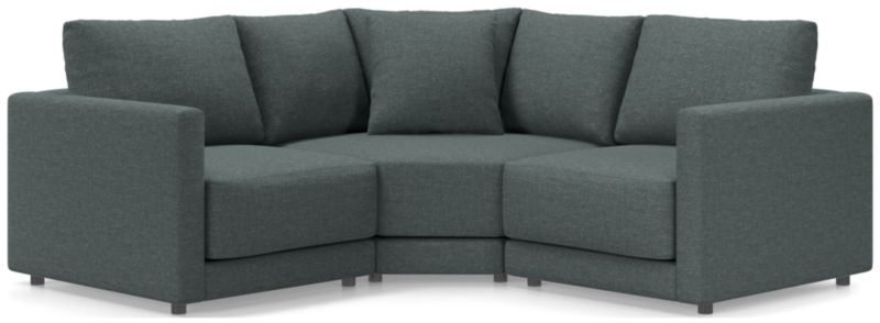 Gather Deep 3-Piece L-Shaped Small Space Sectional Sofa - image 0 of 15