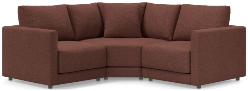 Gather Deep 3-Piece L-Shaped Small Space Sectional Sofa - image 0 of 15