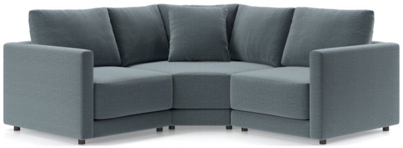 Gather Deep 3-Piece L-Shaped Small Space Sectional Sofa - image 0 of 15