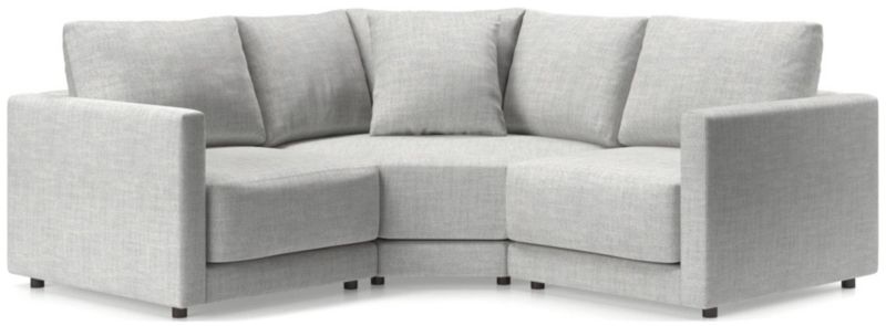 Gather Deep 3-Piece L-Shaped Small Space Sectional Sofa - image 0 of 15