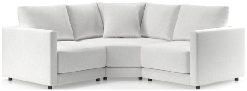 Gather Deep 3-Piece L-Shaped Small Space Sectional Sofa - image 0 of 15