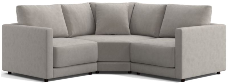 Gather Deep 3-Piece L-Shaped Small Space Sectional Sofa - image 0 of 15