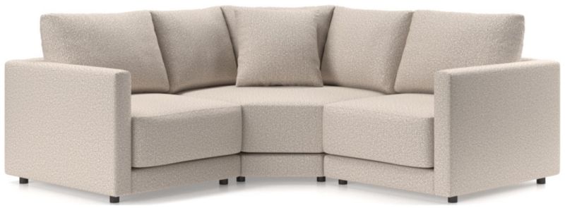 Gather Deep 3-Piece L-Shaped Small Space Sectional Sofa - image 0 of 15