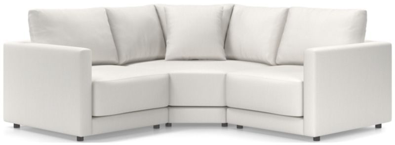 Gather Deep 3-Piece L-Shaped Small Space Sectional Sofa - image 0 of 15