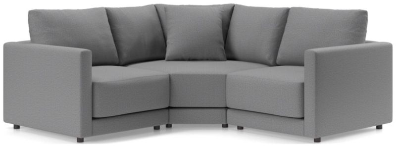 Gather Deep 3-Piece L-Shaped Small Space Sectional Sofa - image 0 of 15