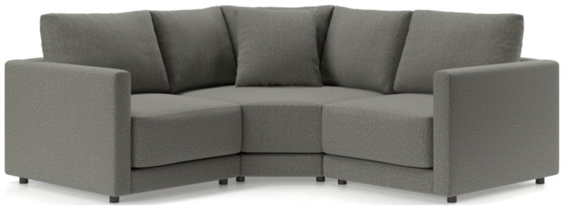 Gather Deep 3-Piece L-Shaped Small Space Sectional Sofa - image 0 of 15