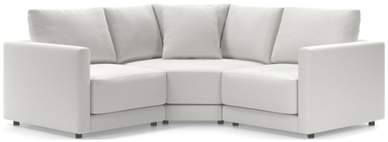 Gather Deep 3-Piece L-Shaped Small Space Sectional Sofa - image 0 of 15