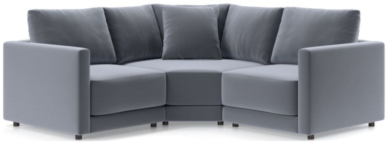 Gather Deep 3-Piece L-Shaped Small Space Sectional Sofa - image 0 of 15