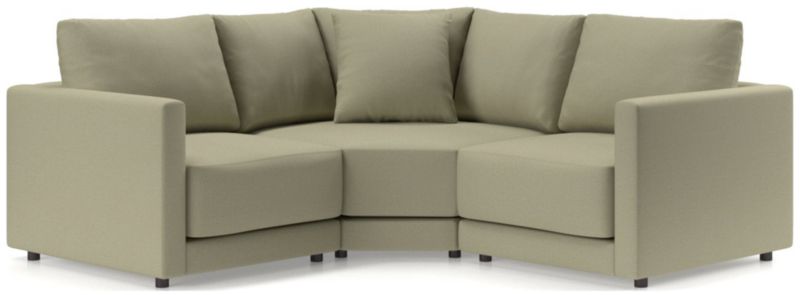 Gather Deep 3-Piece L-Shaped Small Space Sectional Sofa - image 0 of 15