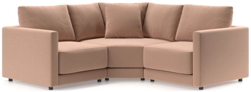 Gather Deep 3-Piece L-Shaped Small Space Sectional Sofa - image 0 of 15