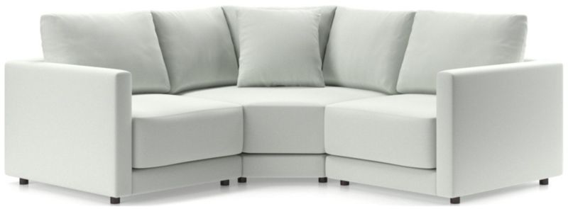 Gather Deep 3-Piece L-Shaped Small Space Sectional Sofa - image 0 of 15