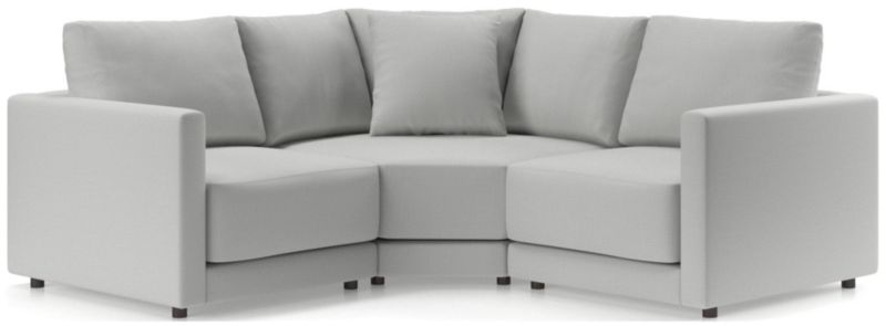 Gather Deep 3-Piece L-Shaped Small Space Sectional Sofa - image 0 of 15