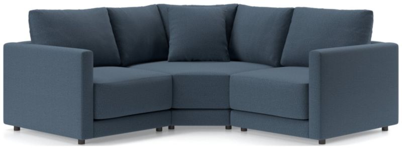 Gather Deep 3-Piece L-Shaped Small Space Sectional Sofa - image 0 of 15