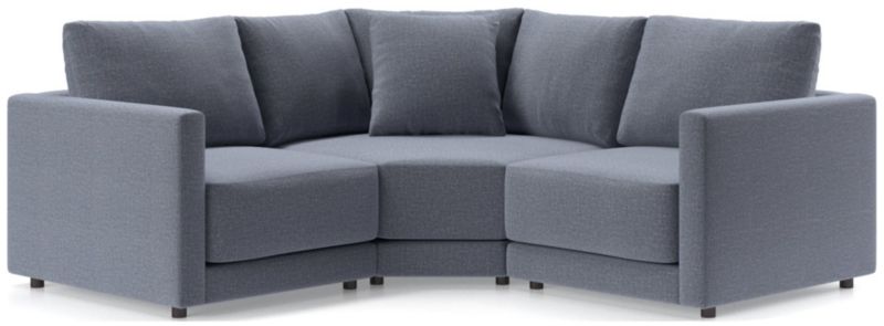 Gather Deep 3-Piece L-Shaped Small Space Sectional Sofa - image 0 of 15