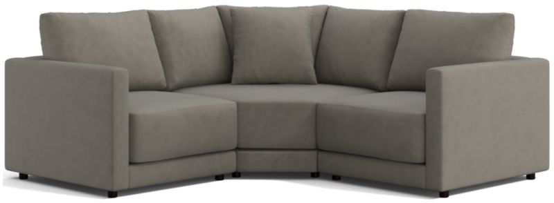 Gather Deep 3-Piece L-Shaped Small Space Sectional Sofa - image 0 of 15