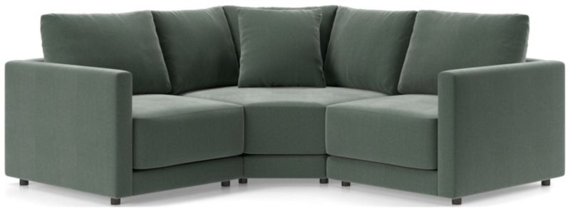 Gather Deep 3-Piece L-Shaped Small Space Sectional Sofa - image 0 of 15