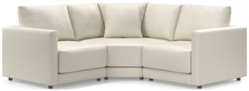 Gather Deep 3-Piece L-Shaped Small Space Sectional Sofa - image 0 of 15