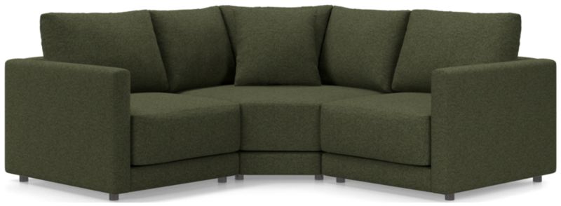 Gather Deep 3-Piece L-Shaped Small Space Sectional Sofa - image 0 of 15