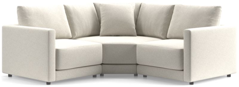 Gather Deep 3-Piece L-Shaped Small Space Sectional Sofa - image 0 of 15