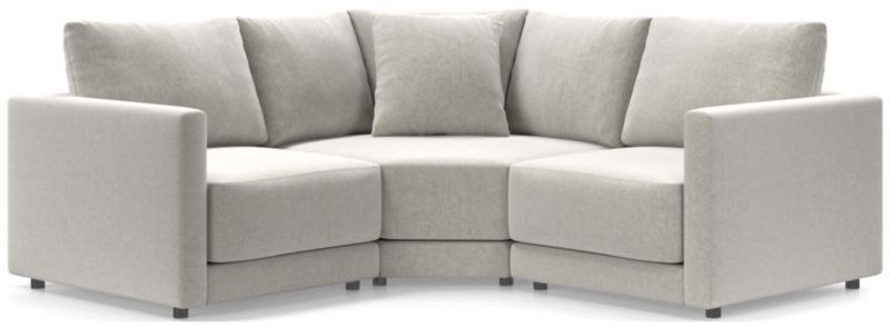 Gather Deep 3-Piece L-Shaped Small Space Sectional Sofa - image 0 of 15