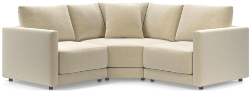 Gather Deep 3-Piece L-Shaped Small Space Sectional Sofa - image 0 of 15